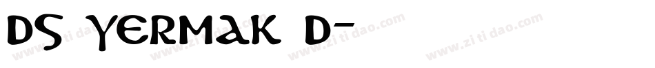 DS Yermak_D字体转换